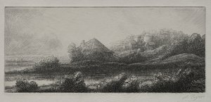 Cabana no pântano de Alphonse Legros