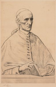 Cardeal Manning de Alphonse Legros
