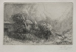 Chailli: Fim de uma tempestade Effet dorage. de Alphonse Legros