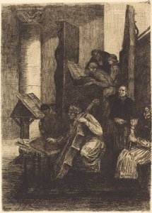 Coro em uma igreja espanhola (Le choeur d