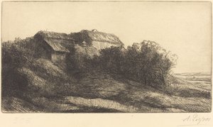 Casa de campo na encosta de Alphonse Legros