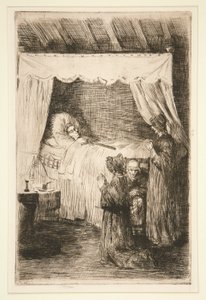 Olho da Morte (O Velho Mortuário) de Alphonse Legros