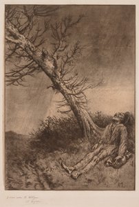 Morte de um vagabundo de Alphonse Legros