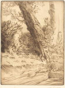 Borda de um riacho (Bord de ruisseau) de Alphonse Legros