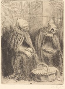 Vendedores de ovos, 1º prato de Alphonse Legros
