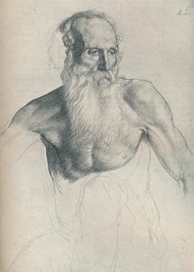 Estudo do Velho com Barba Longa, c1895, 1923 de Alphonse Legros