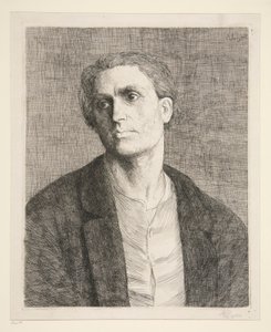 Etude de tete d de Alphonse Legros