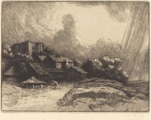 Fazenda no Mosteiro A Fazenda da Abadia. de Alphonse Legros