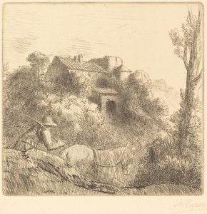 Fazenda em uma colina Fazenda em uma colina. de Alphonse Legros