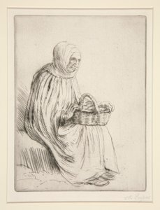 Mulher do mercado de Alphonse Legros