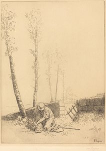 Encontrando a ovelha (Le mouton retrouve) de Alphonse Legros
