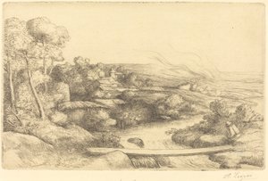 Passarela (La passerelle) de Alphonse Legros