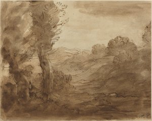Trilha na Borgonha. de Alphonse Legros