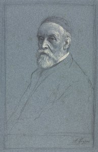 George Frederick Watts, RA, c. 1877-1878. de Alphonse Legros
