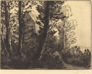 Guarita (La maison du garde) de Alphonse Legros