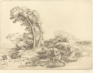 Rajada de Vento Uma rajada de vento. de Alphonse Legros