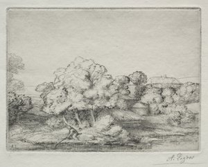 Aldeia perto do lago de Alphonse Legros