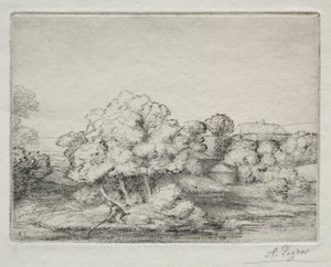 Aldeia perto do lago de Alphonse Legros
