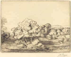 Aldeia perto do lago A aldeia perto do lago. de Alphonse Legros