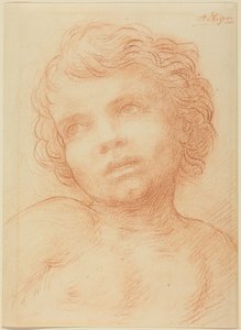 Cabeça de uma criança de Alphonse Legros