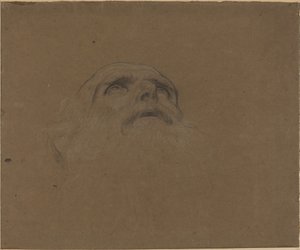 Cabeça de um velho de Alphonse Legros