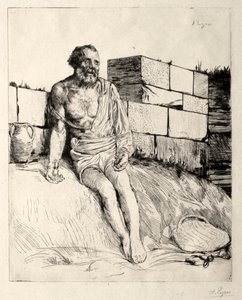 Trabalho (Primeira Placa) de Alphonse Legros