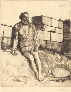 Trabalho, 1ª placa. de Alphonse Legros