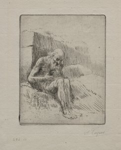 Job 2nd Plate. de Alphonse Legros