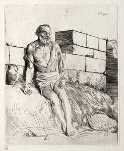 Primeiro prato de trabalho. de Alphonse Legros