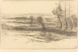 Paisagem de Alphonse Legros