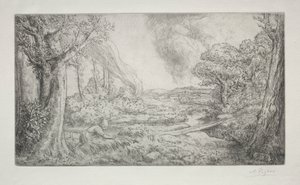 Paisagem de Alphonse Legros