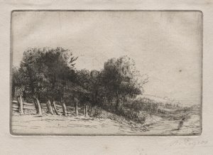 Paisagem de Alphonse Legros