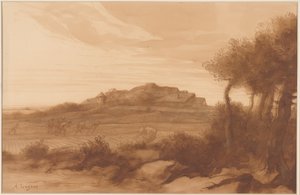 Paisagem de Alphonse Legros