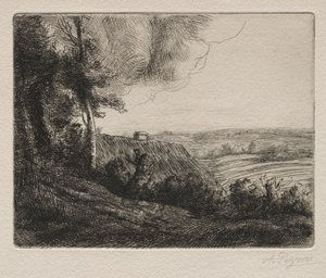 Paisagem de Alphonse Legros
