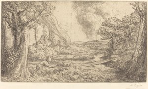 Paisagem Paisagem. de Alphonse Legros