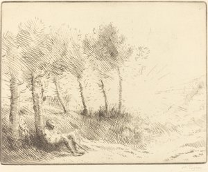 Paisagem Paisagem. de Alphonse Legros