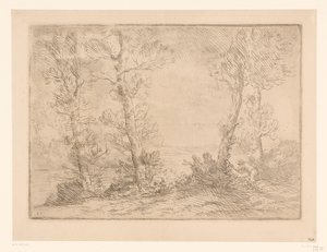 Landschap coloca parafuso O pescador de salmão de Alphonse Legros