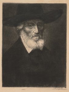 Grande retrato de Thomas Carlyle de Alphonse Legros