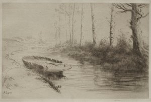 O Canal: Efeito da manhã. de Alphonse Legros