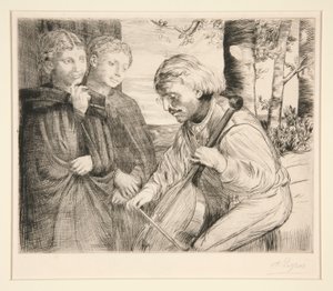 O Jogador Violento de Alphonse Legros