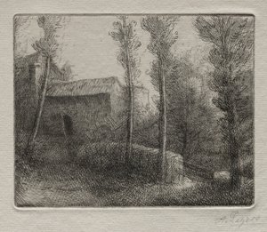 A ponte do moinho de Alphonse Legros