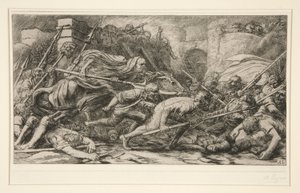 Le Triomphe de la Mort: Apres le Combat (O Triunfo da Morte: Após a Batalha) de Alphonse Legros