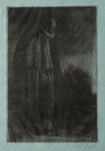 O viajante no abrigo de Alphonse Legros