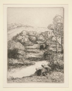 Lavanderia, ou Lavadeiras de Alphonse Legros
