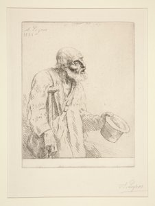 O Mendigo (Mendigo) de Alphonse Legros