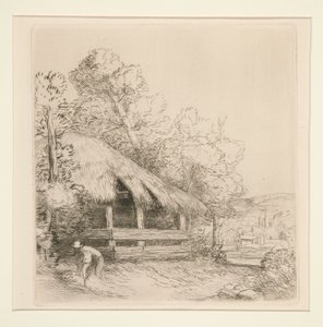 Le petit hangar (O Pequeno Galpão) de Alphonse Legros