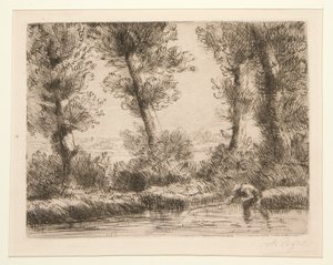Les Bords de la Liane (Os Bancos da Liane) de Alphonse Legros