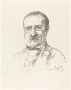 M. Champfleury, 1875. de Alphonse Legros