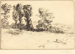 Prado em Sunshine Le pre ensoleille. de Alphonse Legros