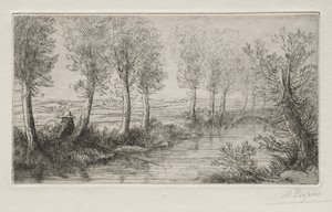 Perto do moinho. de Alphonse Legros